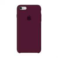 Силиконовый чехол Apple Silicone Case Marsala для iPhone 6/6s